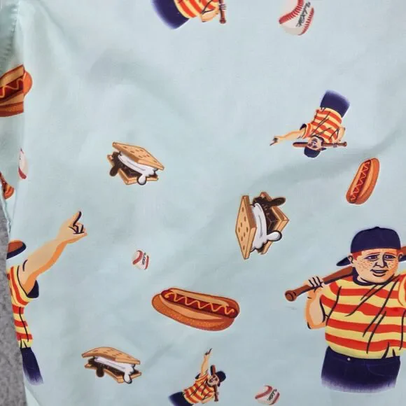 RSVLTS Men's Great Hambino The Sandlot Button Up Short Sleeve Shirt Size XL - Picture 4 of 14